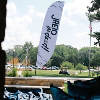 Feather banner - Golf Course