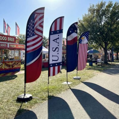 Feather banners - Street Fair & Bases