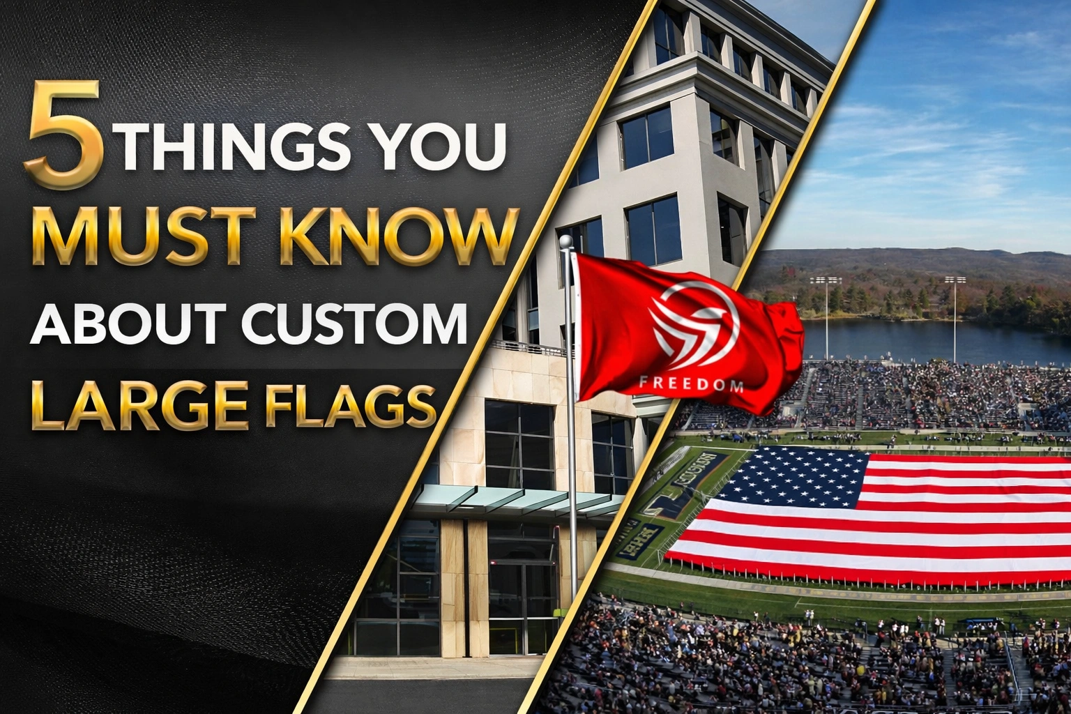 5 Things You Must Know About Custom Large Flags