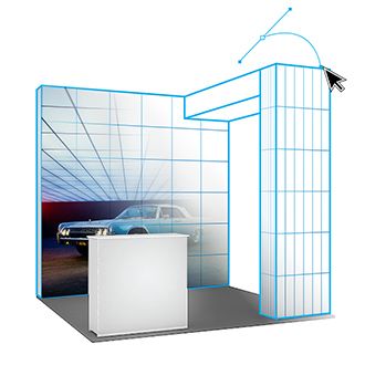 Custom trade show booth design consultation with display experts