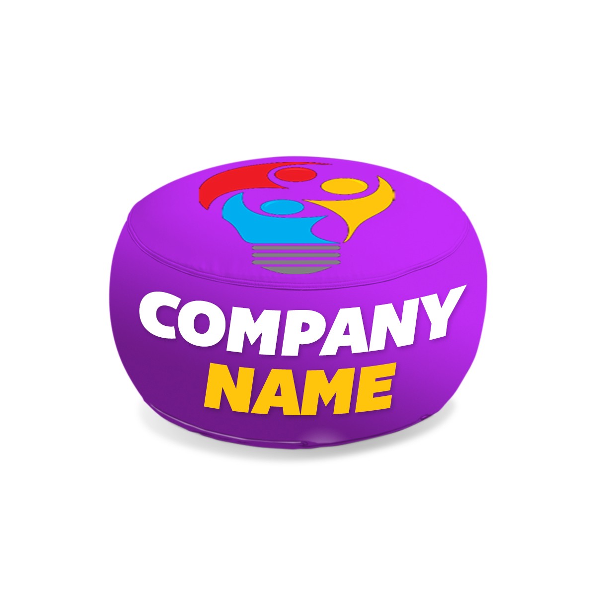Custom Printed Inflatable Ottoman