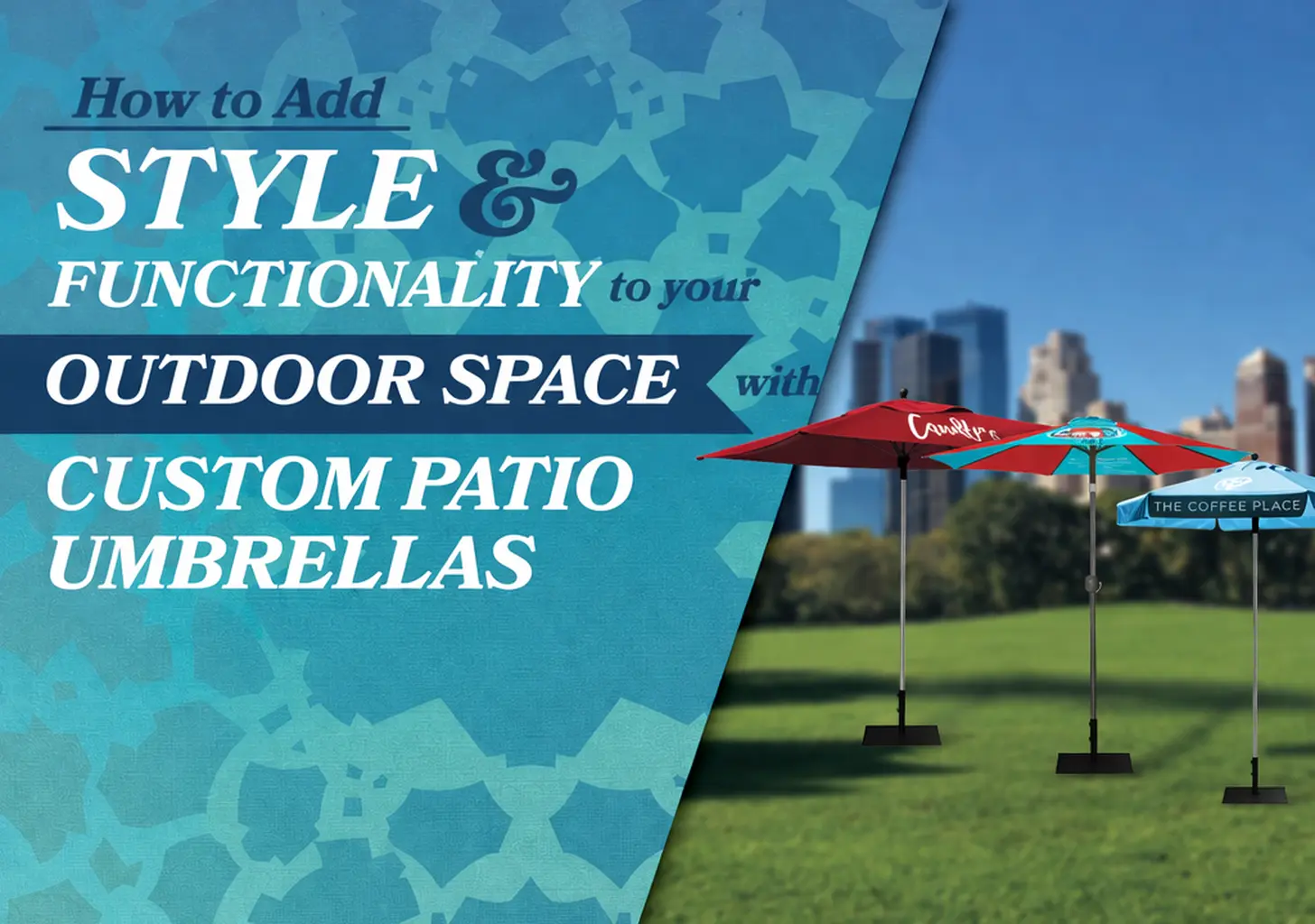 How to Add Style and Functionality to Your Outdoor Space with Custom Patio Umbrellas