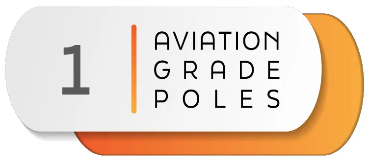 1 Aviation Grade Poles