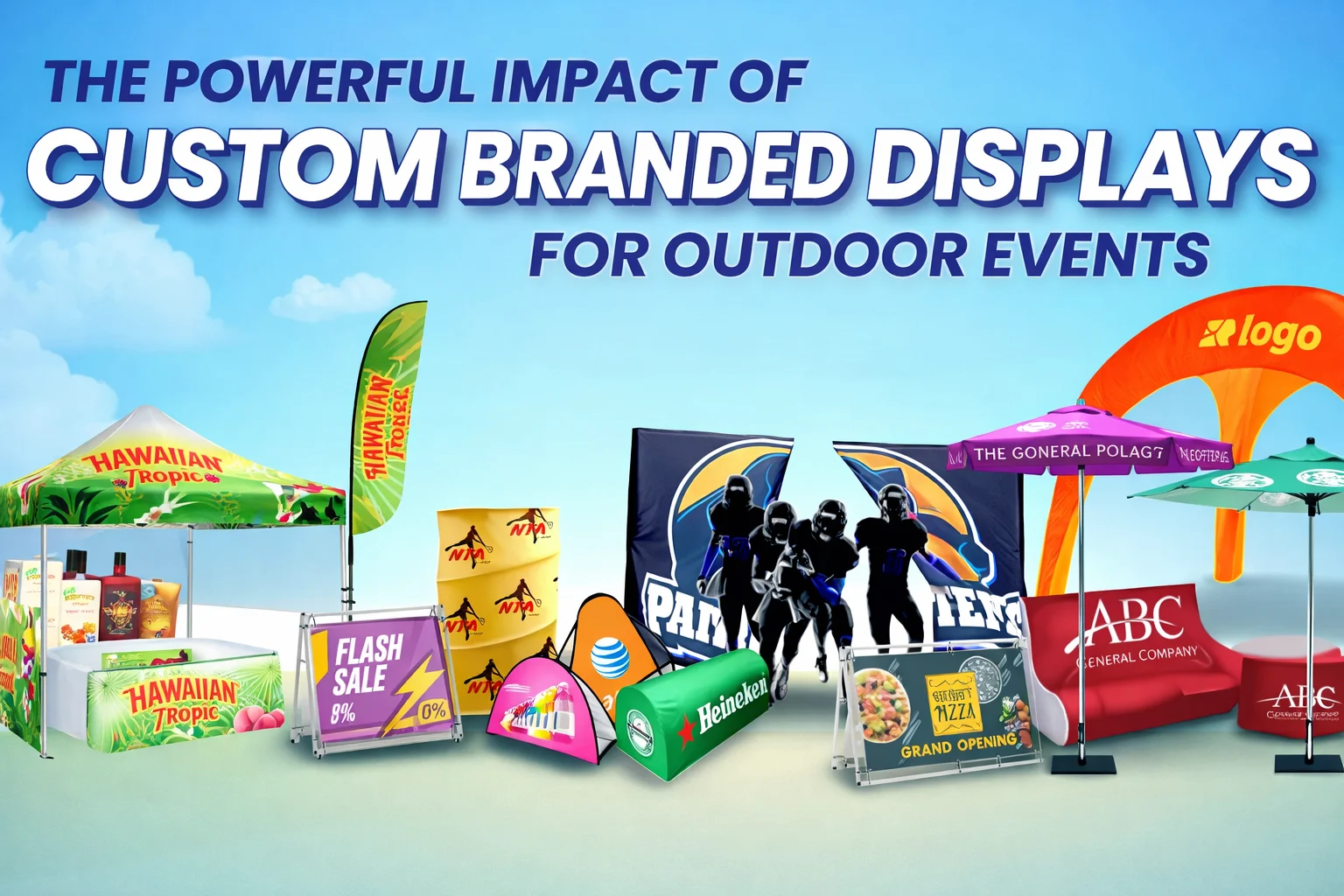 The Powerful Impact of Custom Branded Displays for Outdoor Events