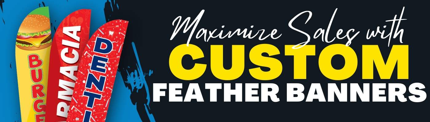 How to Maximize New Year Sales with Custom Feather Banners