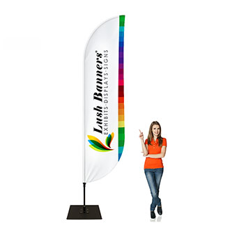 6.5ft Feather Banners