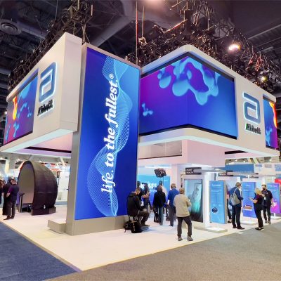 large led booth